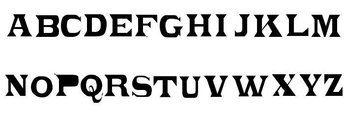 PonchoVia Regular Font LOWERCASE
