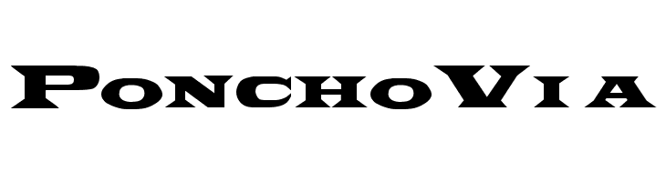 PonchoVia  Скачать бесплатные шрифты