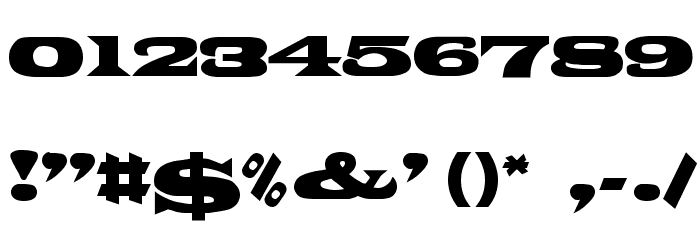 PonchoVia Font OTHER CHARS