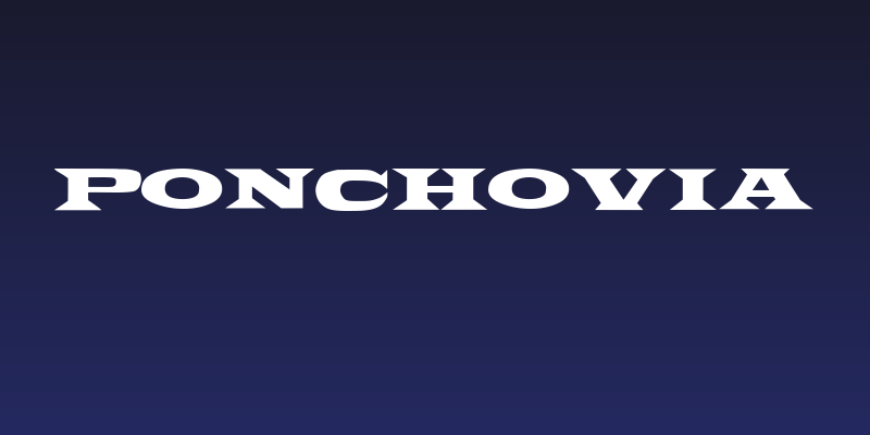 PonchoVia Social Header