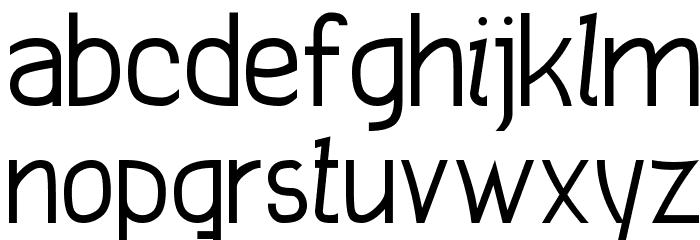 Ponderatta!` Font LOWERCASE