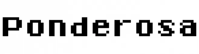 Ponderosa  Fuentes Gratis Descargar