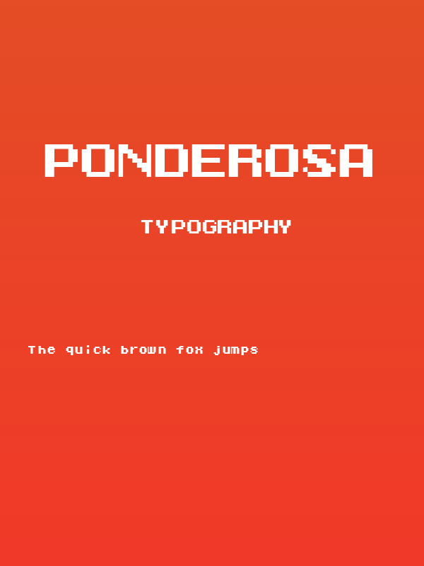 Ponderosa Poster