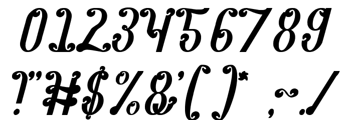Pondok Ratu Intan Font OTHER CHARS