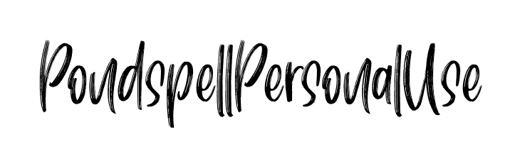 Pondspell Personal Use  नि: शुल्क फ़ॉन्ट्स डाउनलोड