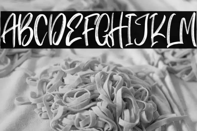 Pondspell Personal Use Font examples