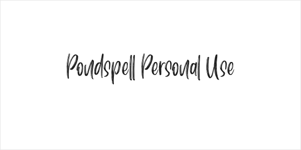 Pondspell Personal Use Logo