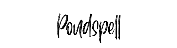 Pondspell  font caratteri gratis