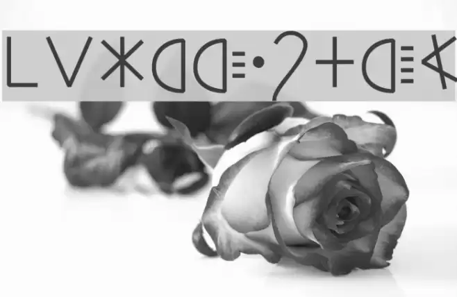 Ponegraphs Font examples