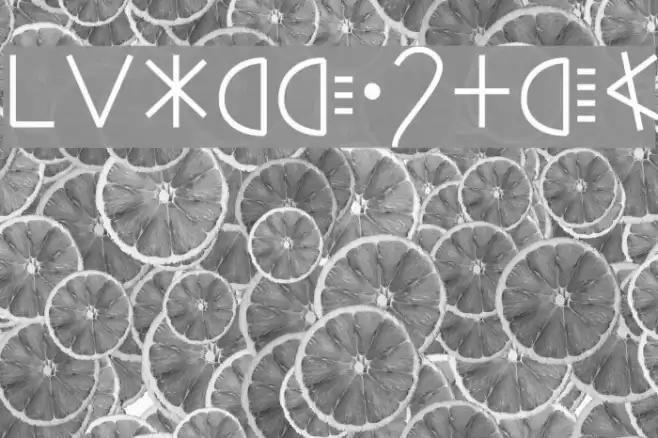 Ponegraphs Font examples