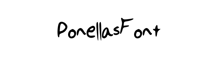 PonellasFont  免费字体下载
