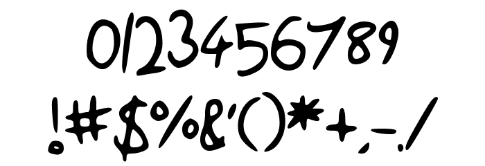 PonellasFont Font OTHER CHARS