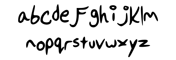 PonellasFont Font LOWERCASE