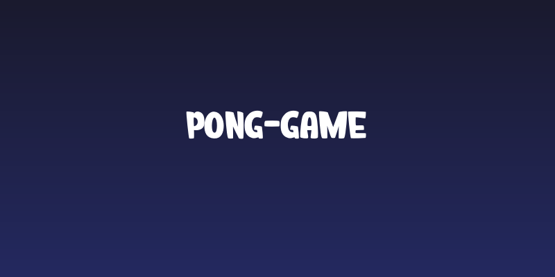 Pong-Game Social Header
