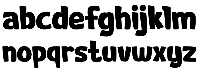 Pong-Game Font LOWERCASE