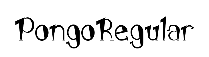 PongoRegular  Frei Schriftart Herunterladen