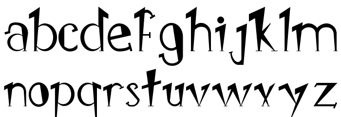 PongoRegular Font LOWERCASE