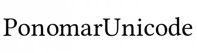Ponomar Unicode  免费字体下载
