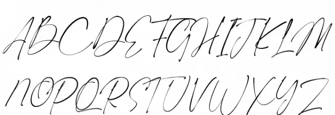 Ponpewd Signature Fuentes MAYÚSCULAS