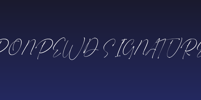 Ponpewd Signature Social Header