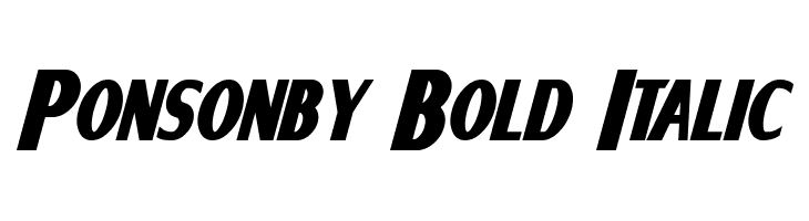 Ponsonby Bold Italic  नि: शुल्क फ़ॉन्ट्स डाउनलोड