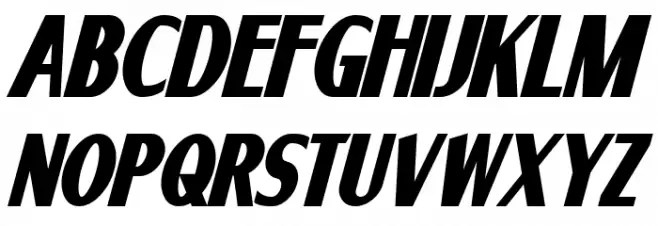 Ponsonby Bold Italic Schriftart Groß