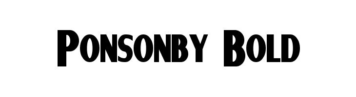Ponsonby Bold Font
