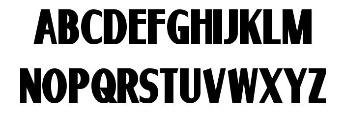 Ponsonby Bold Font LOWERCASE