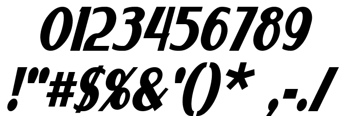 Ponsonby Italic Font OTHER CHARS