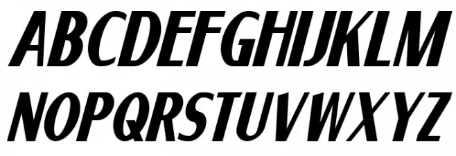 Ponsonby Italic Schriftart Groß