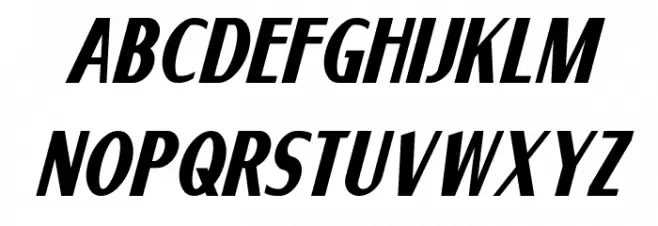 Ponsonby Italic Schriftart Kleinbuchstaben