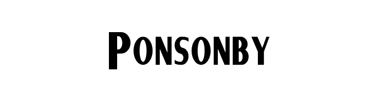 Ponsonby  font caratteri gratis