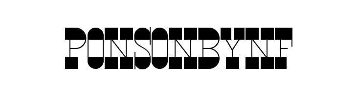 PonsonbyNF Font