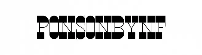 PonsonbyNF  Frei Schriftart Herunterladen
