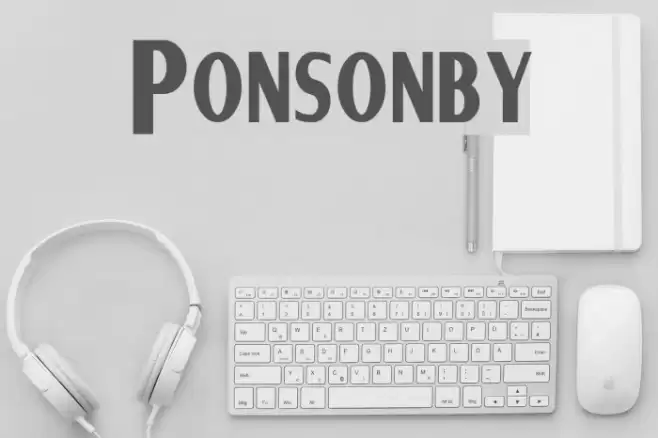 Ponsonby Font examples