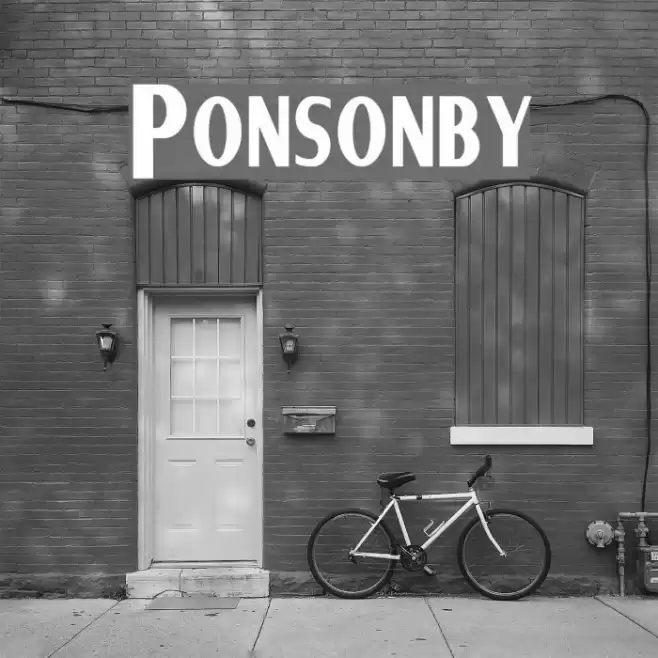 Ponsonby Font examples