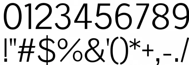 Pontano Sans Font OTHER CHARS