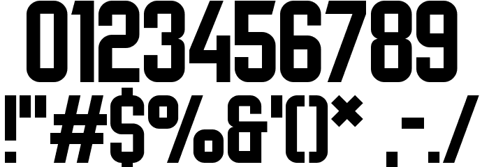 Ponter Alt Font OTHER CHARS