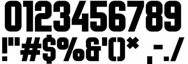 Ponter Bold Font Alte caractere