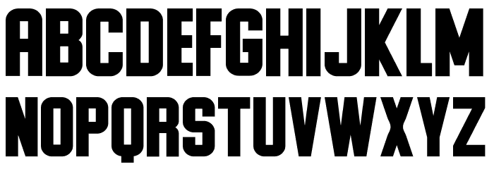 Ponter Bold Font LOWERCASE