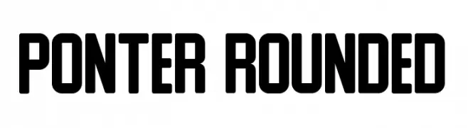 Ponter Rounded  Free Fonts Download