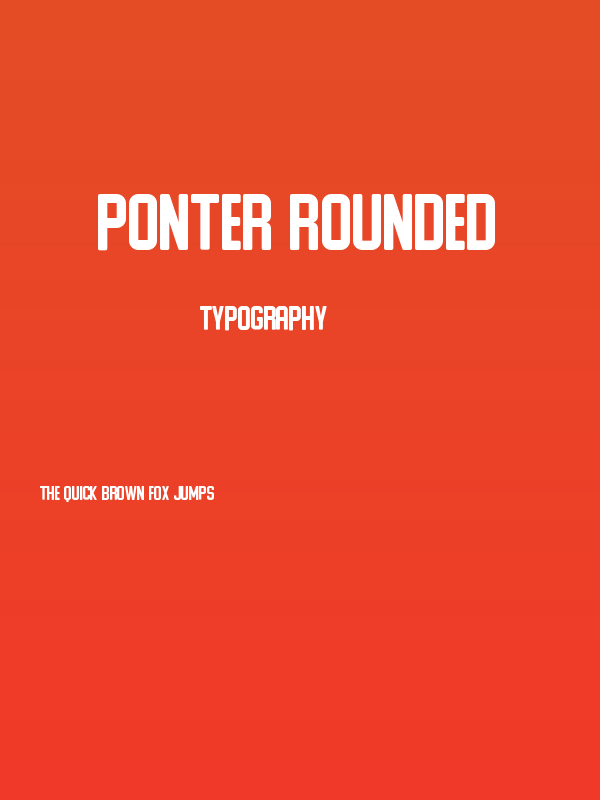 Ponter Rounded Poster