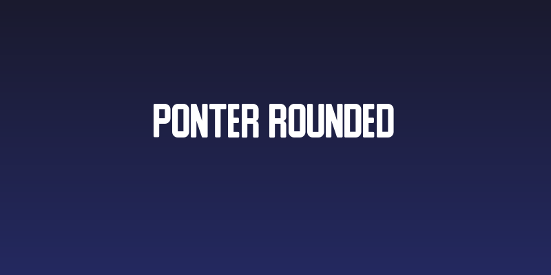 Ponter Rounded Social Header