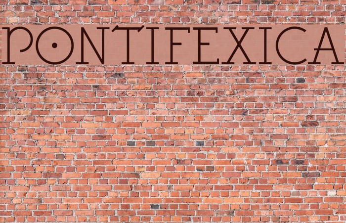 Pontifexica Font examples
