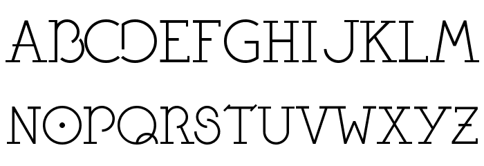 Pontifexica Font LOWERCASE