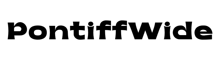 Pontiff Wide  Frei Schriftart Herunterladen