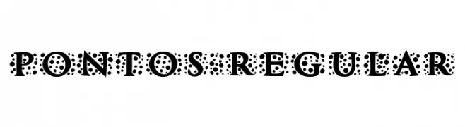 Pontos Regular  Free Fonts Download