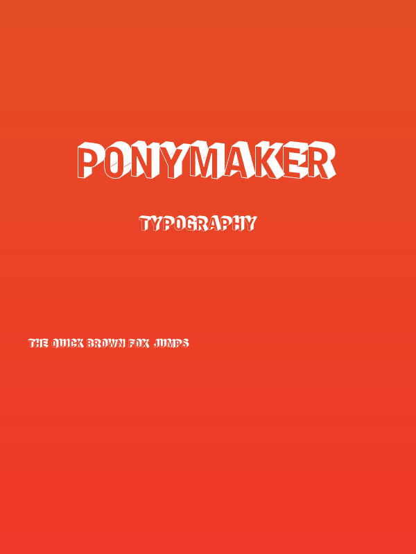 PonyMaker Poster