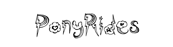 PonyRides Font