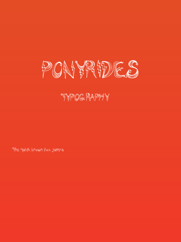 PonyRides Poster
